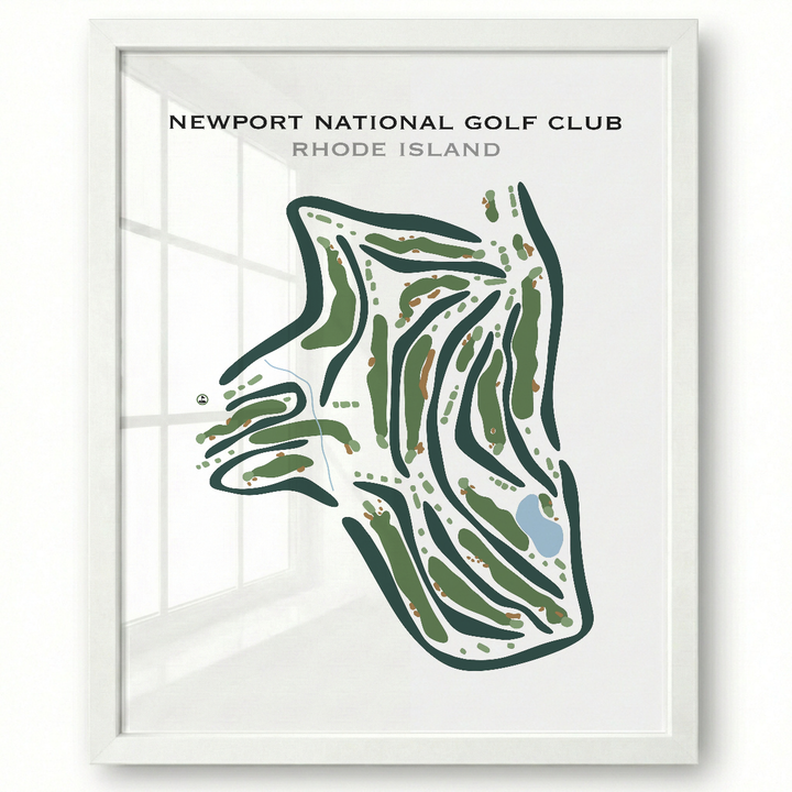 Newport National Golf Club, Rhode Island - Printed Golf Courses