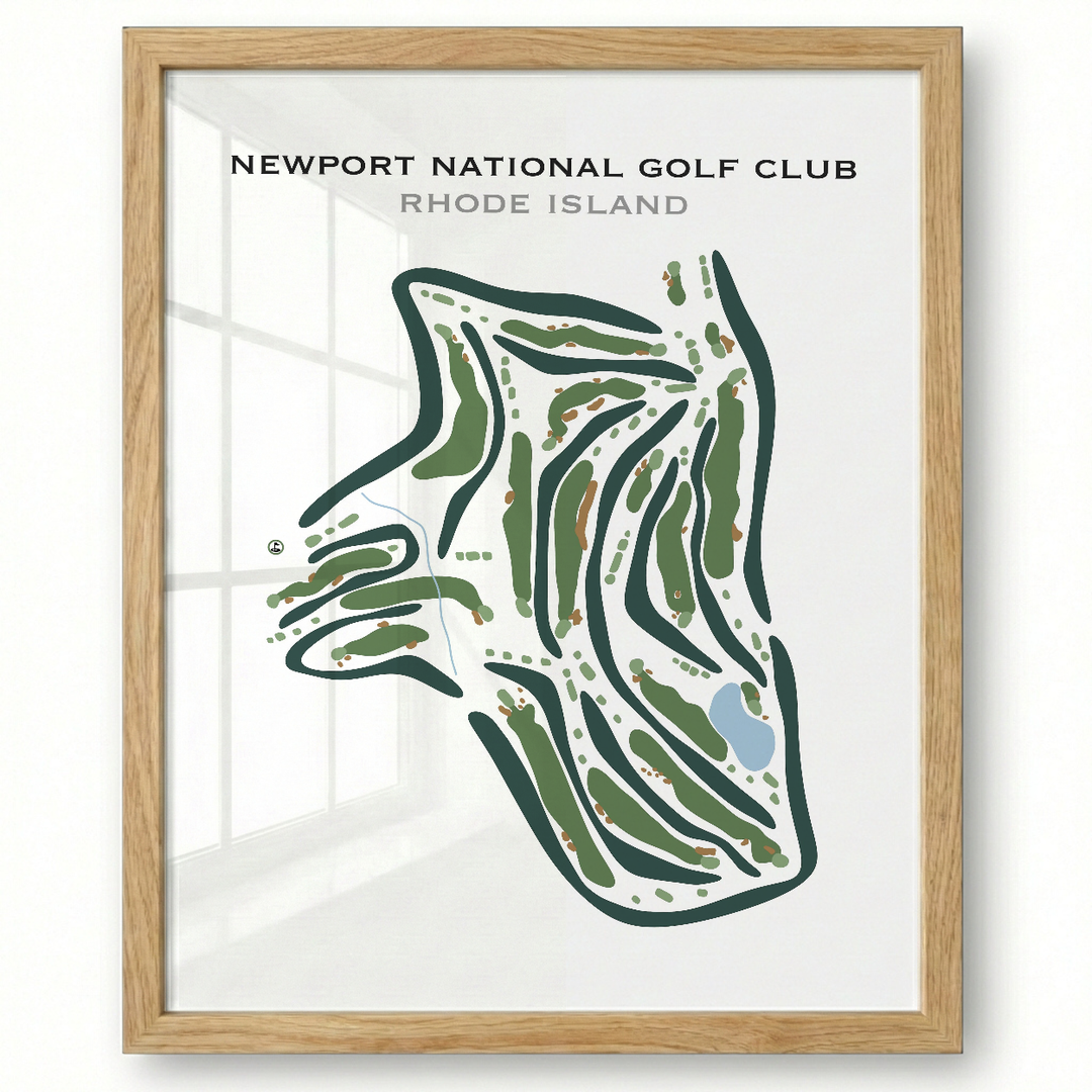Newport National Golf Club, Rhode Island - Printed Golf Courses