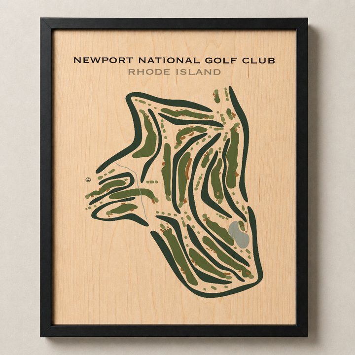 Newport National Golf Club, Rhode Island - Printed Golf Courses