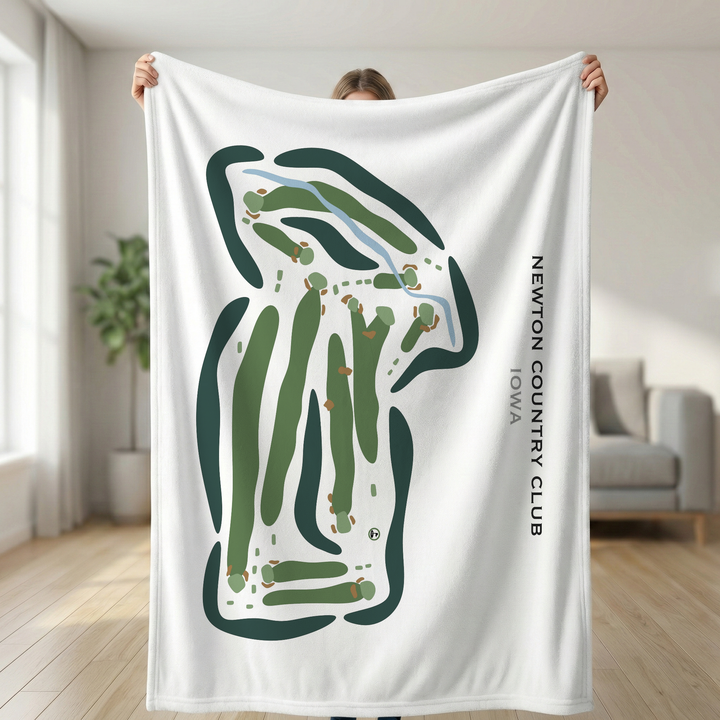 Newton Country Club, Iowa - Printed Golf Courses