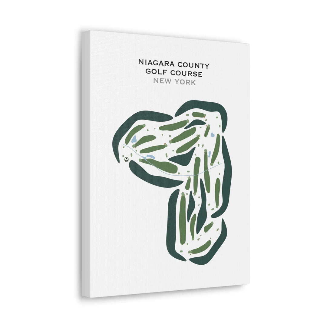Niagara County Golf Course, New York - Printed Golf Courses