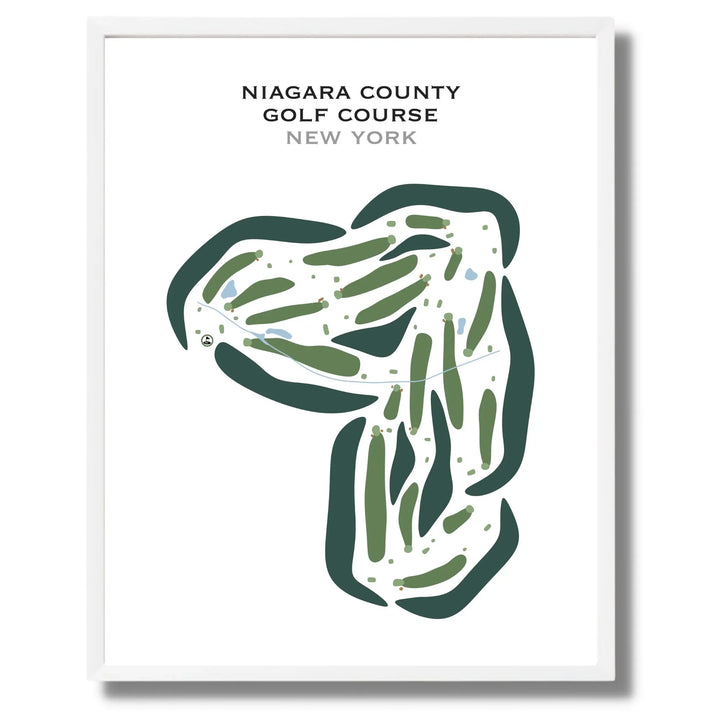 Niagara County Golf Course, New York - Printed Golf Courses
