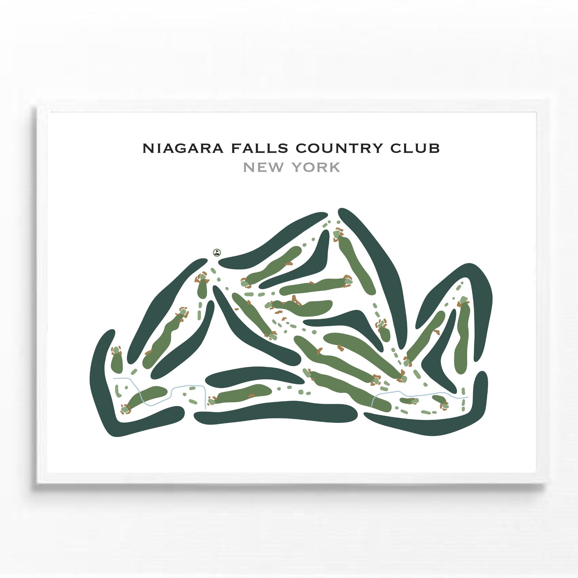 Niagara Falls Country Club, New York - Printed Golf Courses