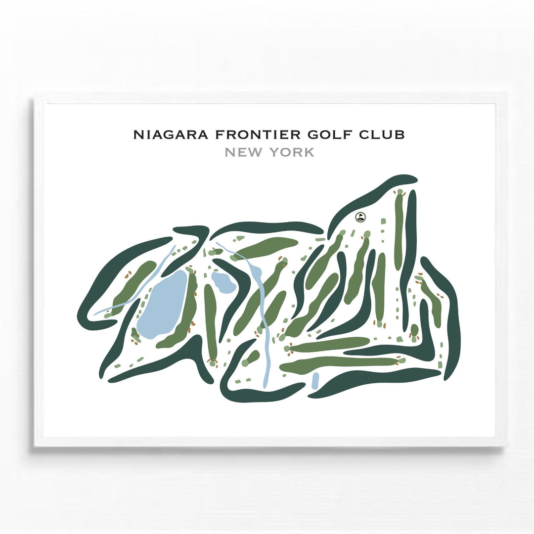 Niagara Frontier Golf Club, New York - Printed Golf Courses