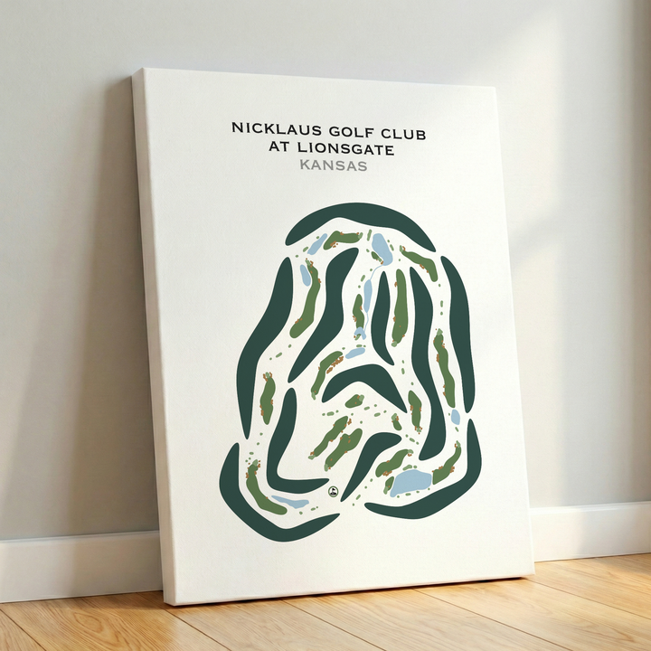 Nicklaus Golf Club at Lionsgate, Kansas - Printed Golf Courses
