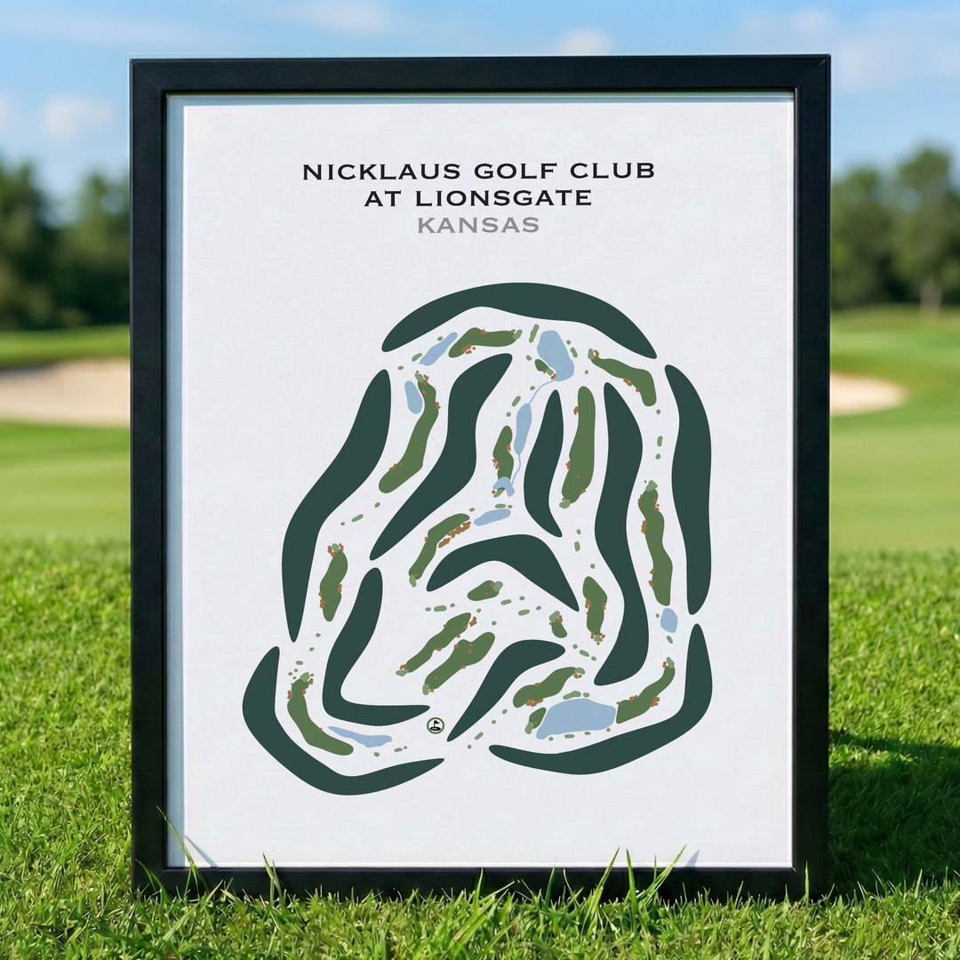 Nicklaus Golf Club at Lionsgate, Kansas - Printed Golf Courses