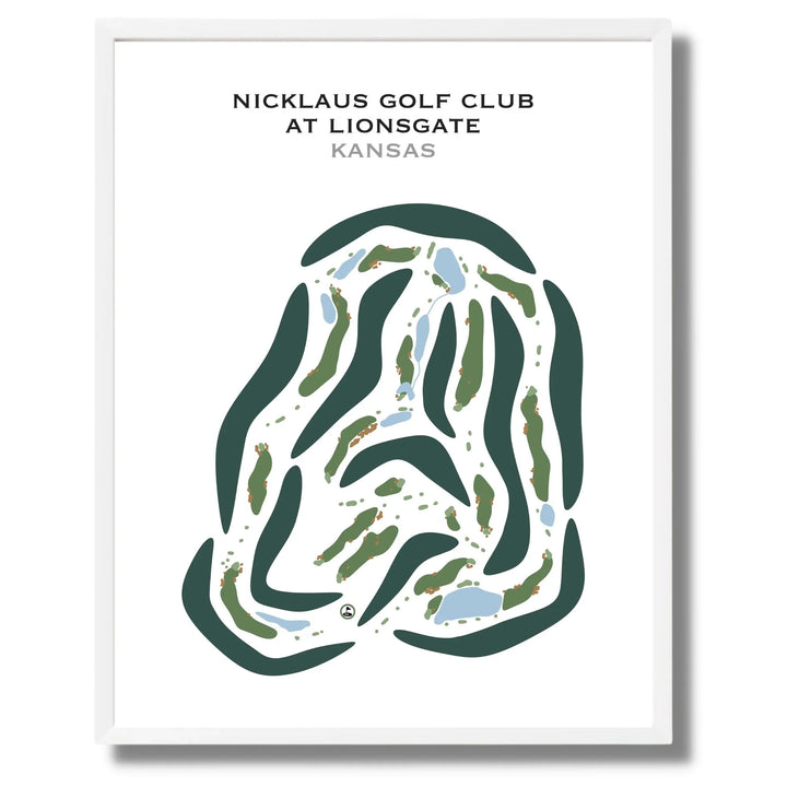 Nicklaus Golf Club at Lionsgate, Kansas - Printed Golf Courses