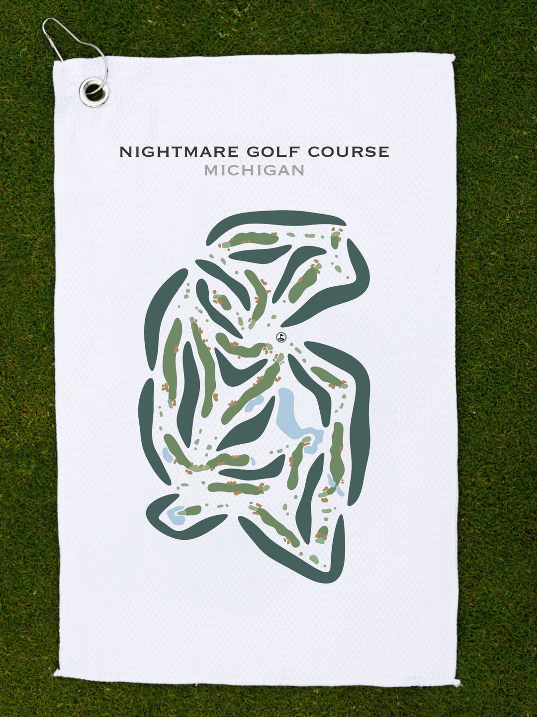 Nightmare Golf Course, Michigan - Printed Golf Courses