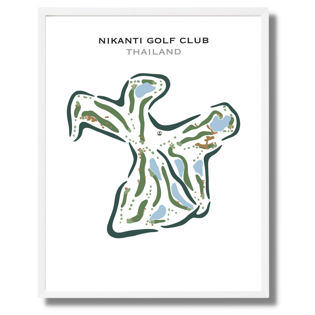 Nikanti Golf Club, Thailand - Printed Golf Courses