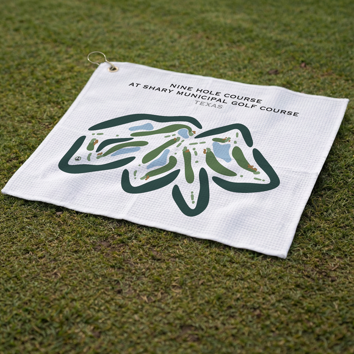 Nine Hole at Shary Municipal Golf Course, Texas - Printed Golf Courses