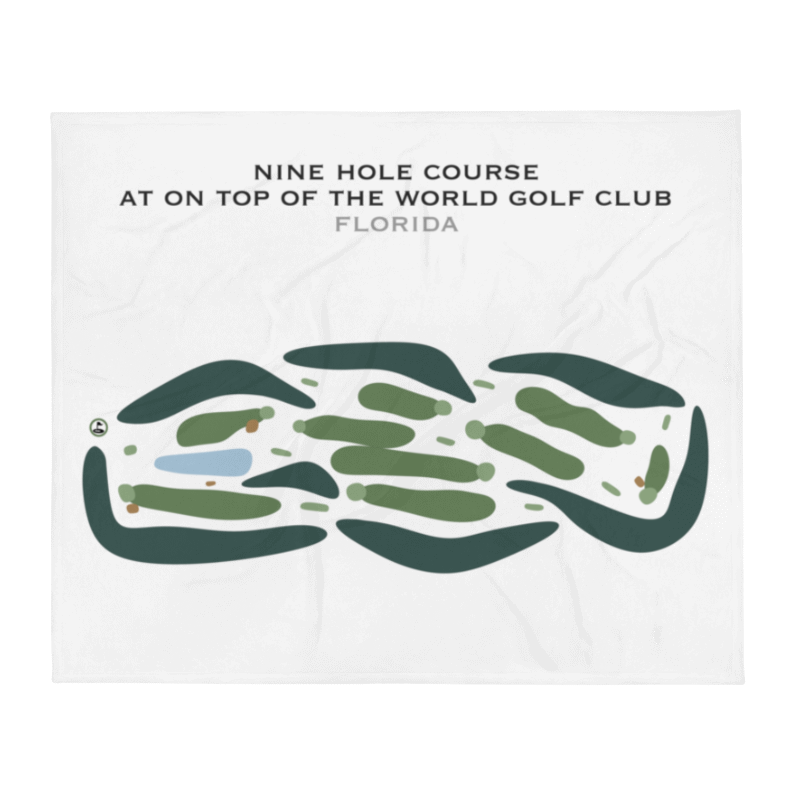 Nine Hole at On Top of The World Golf Club, Florida - Printed Golf Courses