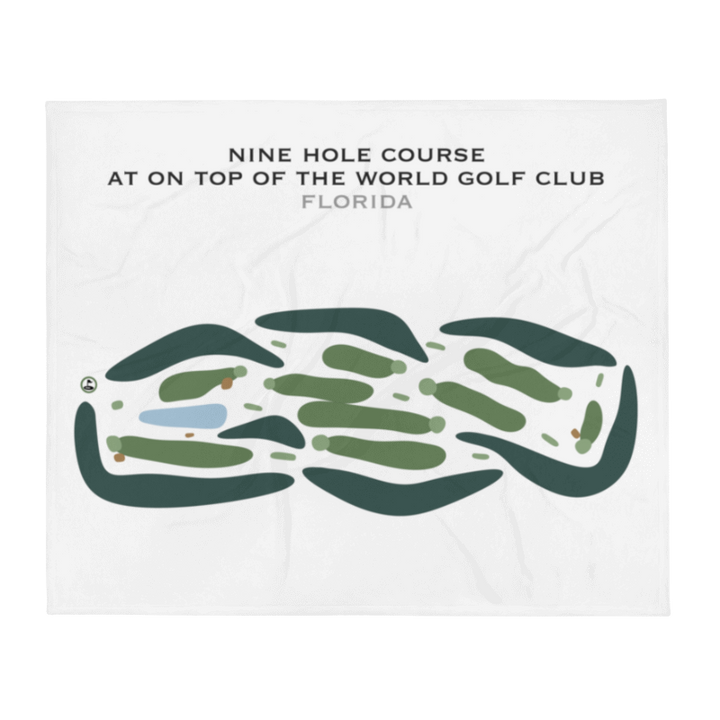 Nine Hole at On Top of The World Golf Club, Florida - Printed Golf Courses