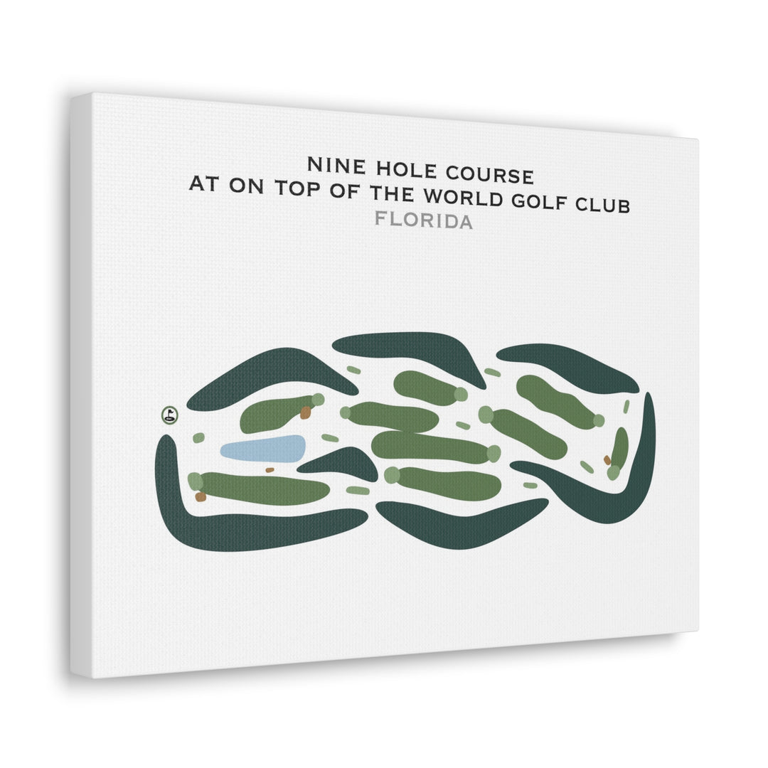 Nine Hole at On Top of The World Golf Club, Florida - Printed Golf Courses