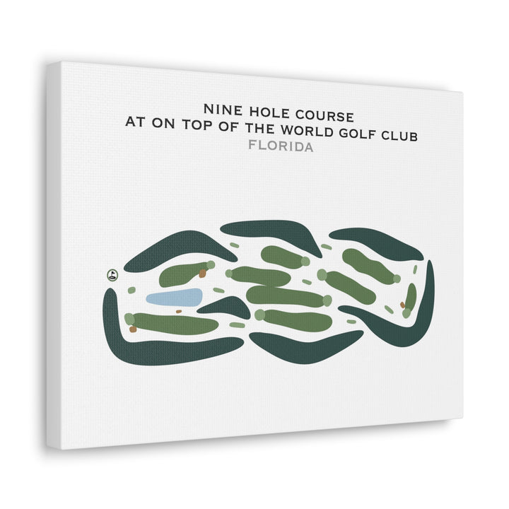 Nine Hole at On Top of The World Golf Club, Florida - Printed Golf Courses