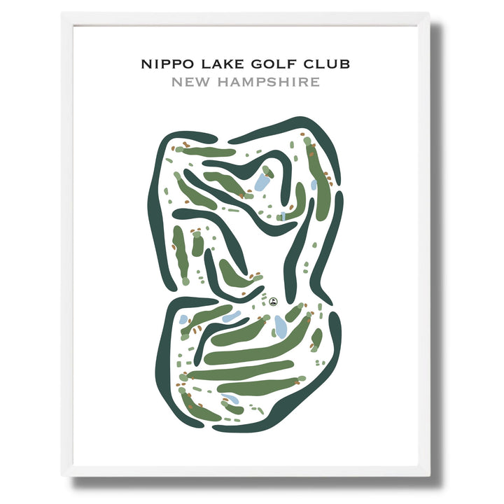 Nippo Lake Golf Club, New Hampshire - Printed Golf Courses