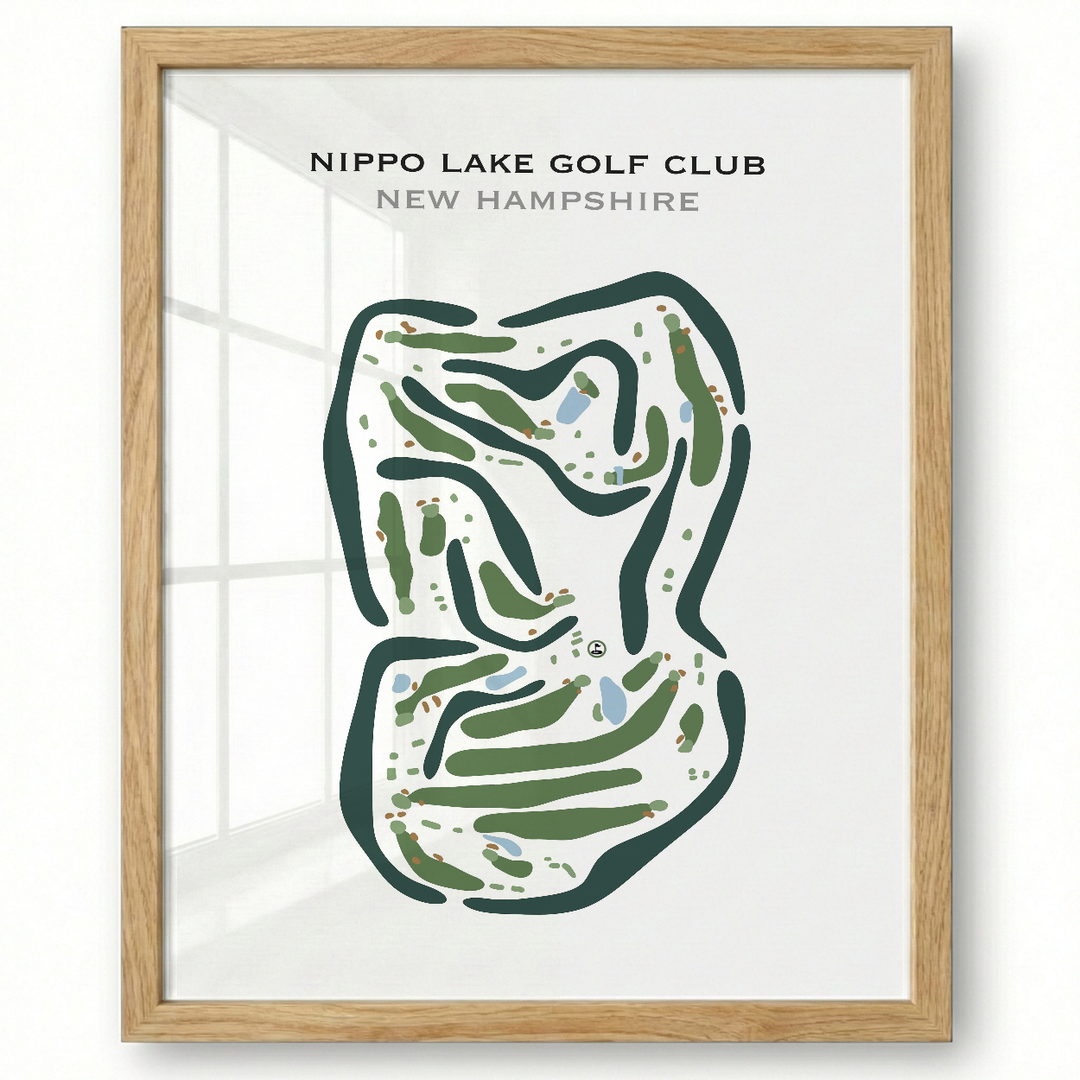 Nippo Lake Golf Club, New Hampshire - Printed Golf Courses