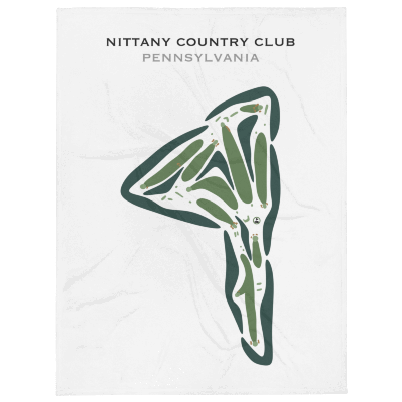 Nittany Country Club, Pennsylvania - Printed Golf Courses