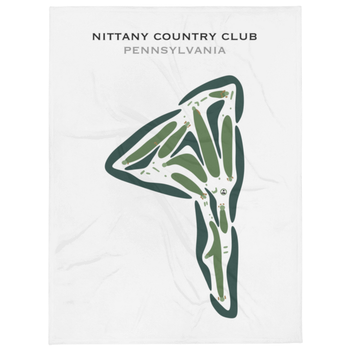 Nittany Country Club, Pennsylvania - Printed Golf Courses