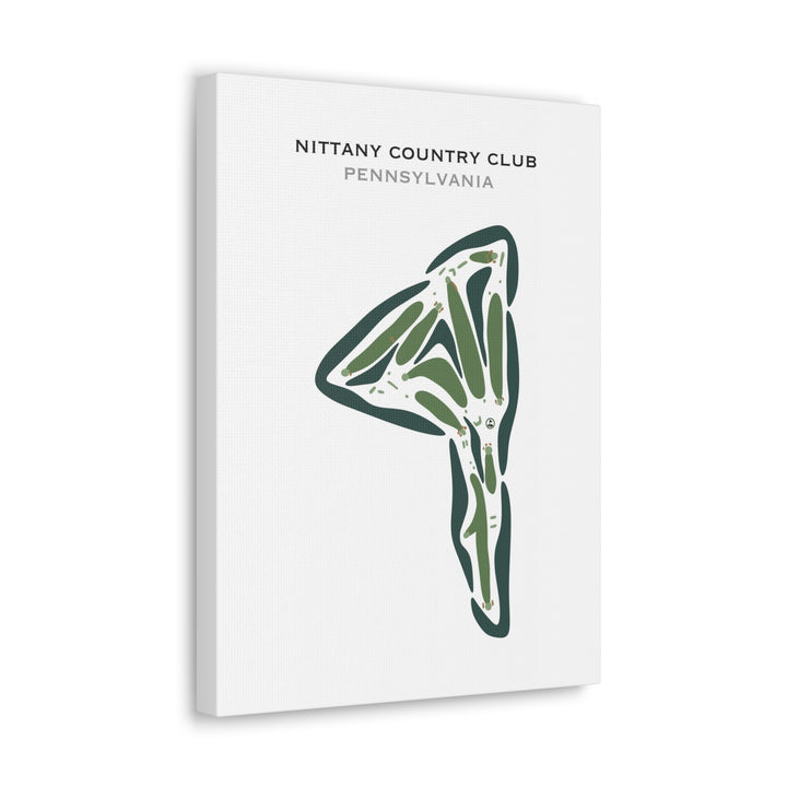 Nittany Country Club, Pennsylvania - Printed Golf Courses