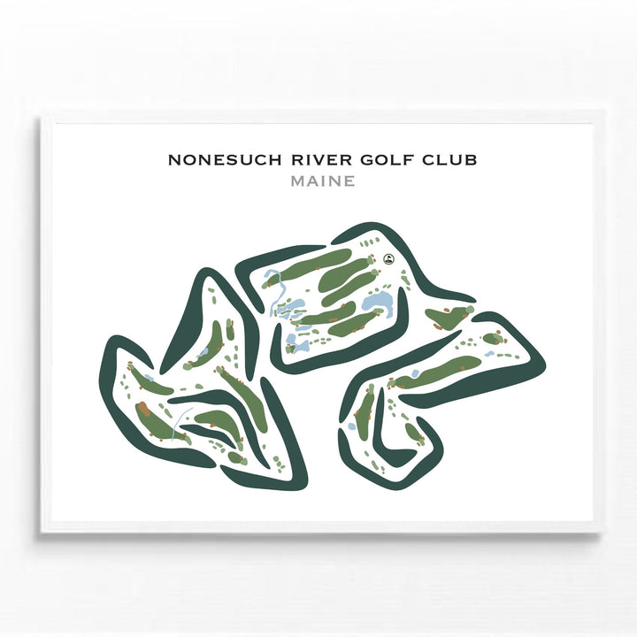 Nonesuch River Golf Club, Maine - Printed Golf Courses