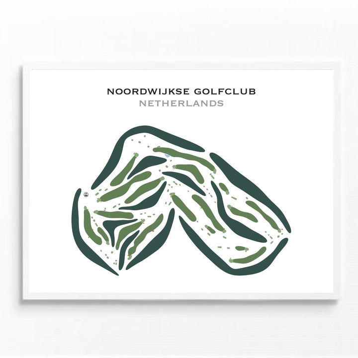 Noordwijkse Golfclub, Netherlands - Printed Golf Courses