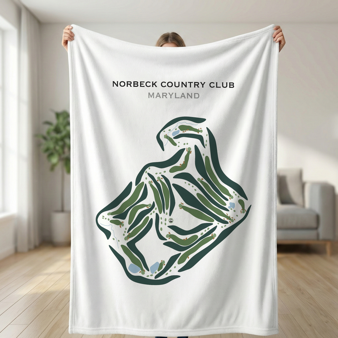 Norbeck Country Club, Maryland - Printed Golf Courses
