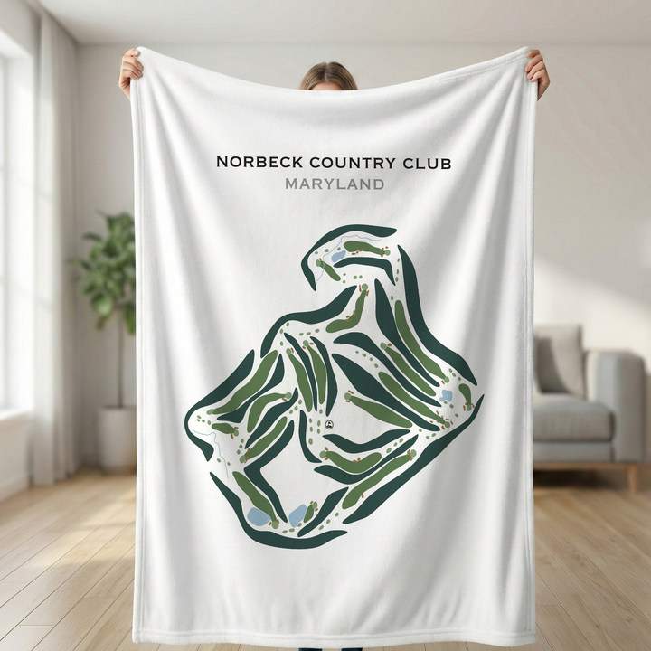 Norbeck Country Club, Maryland - Printed Golf Courses