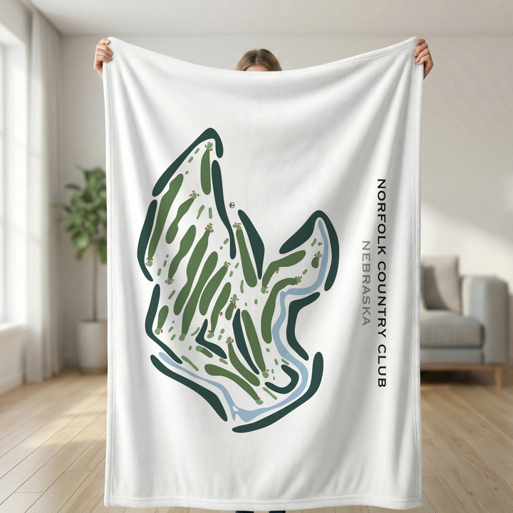 Norfolk Country Club, Nebraska - Printed Golf Courses