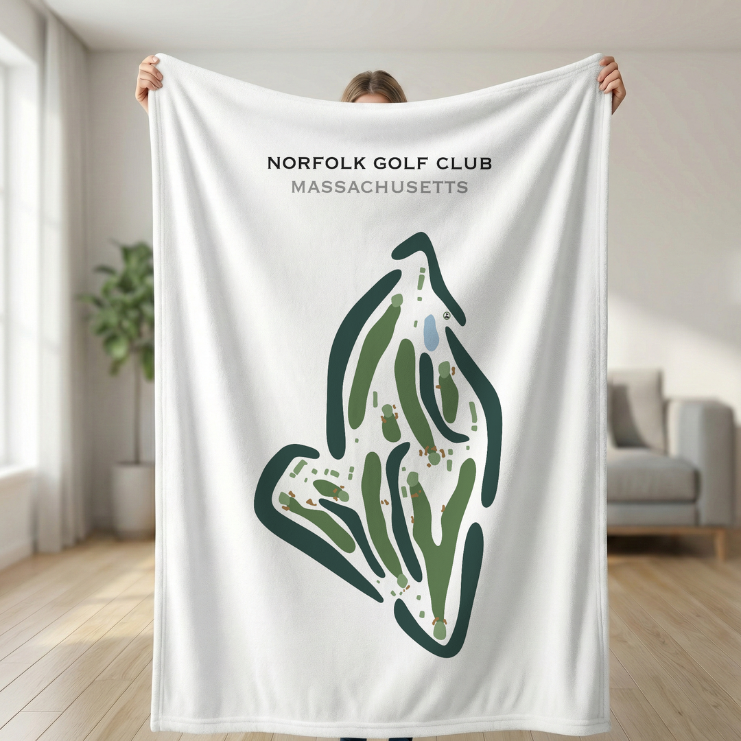 Norfolk Golf Club, Massachusetts - Printed Golf Courses
