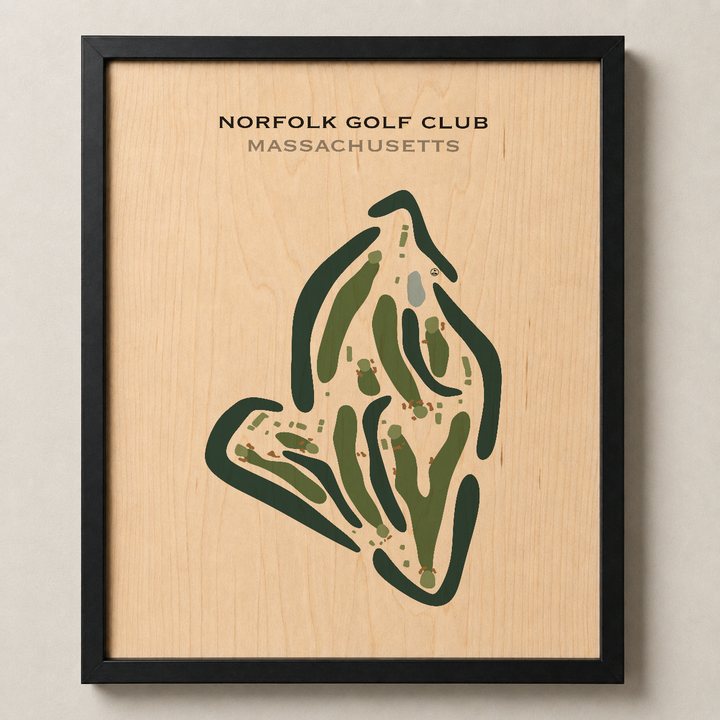 Norfolk Golf Club, Massachusetts - Printed Golf Courses