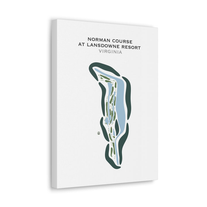 Norman Course at Lansdowne Resort, Virginia - Printed Golf Courses