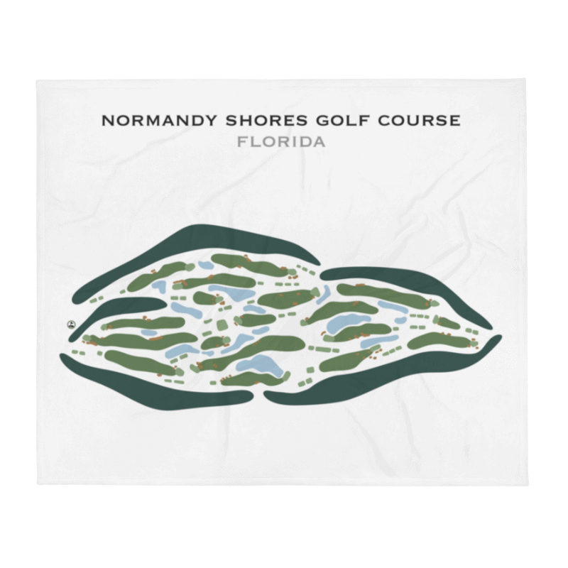 Normandy Shores Golf Course, Florida - Printed Golf Courses