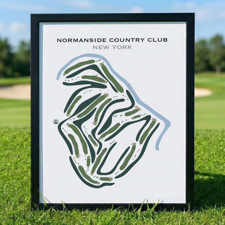 Normanside Country Club, New York - Printed Golf Courses