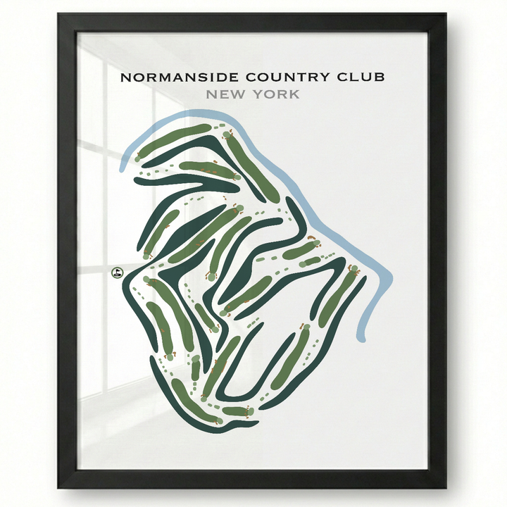 Normanside Country Club, New York - Printed Golf Courses