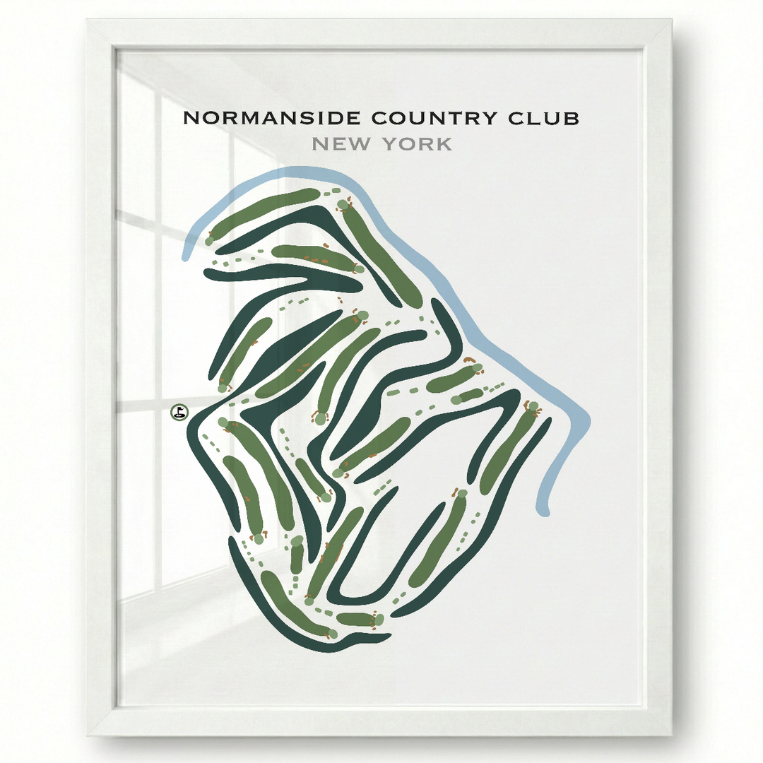 Normanside Country Club, New York - Printed Golf Courses