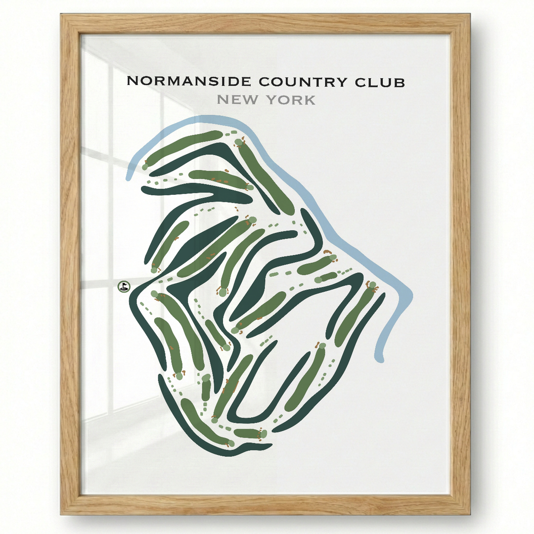 Normanside Country Club, New York - Printed Golf Courses