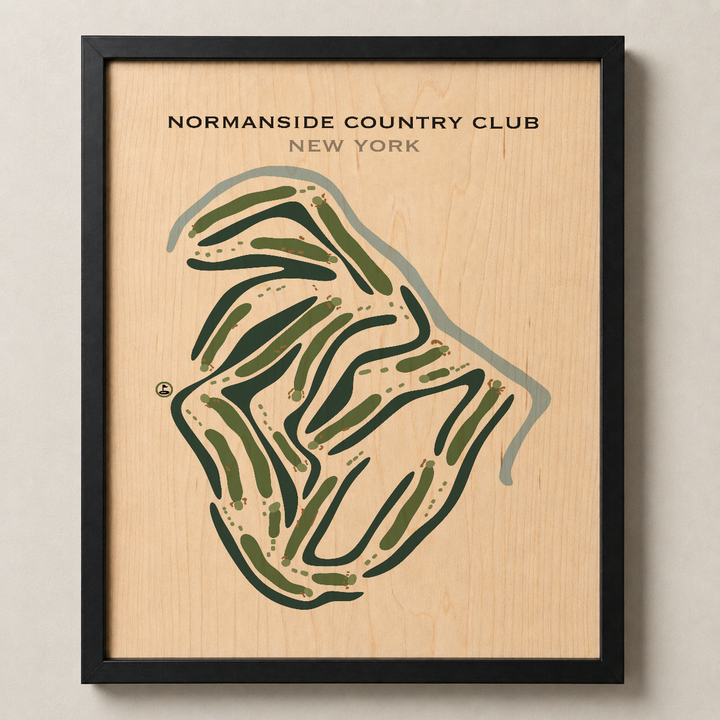 Normanside Country Club, New York - Printed Golf Courses