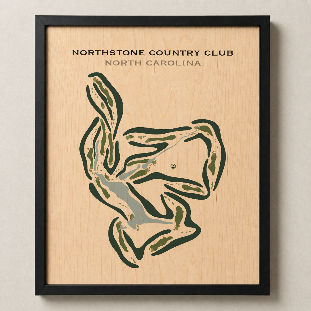 NorthStone Country Club, North Carolina - Printed Golf Courses
