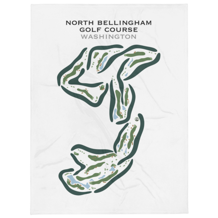 North Bellingham Golf Course, Washington State - Printed Golf Courses