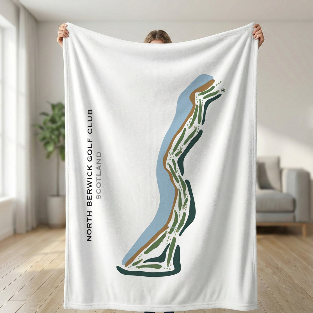 North Berwick Golf Club, Scotland - Printed Golf Courses
