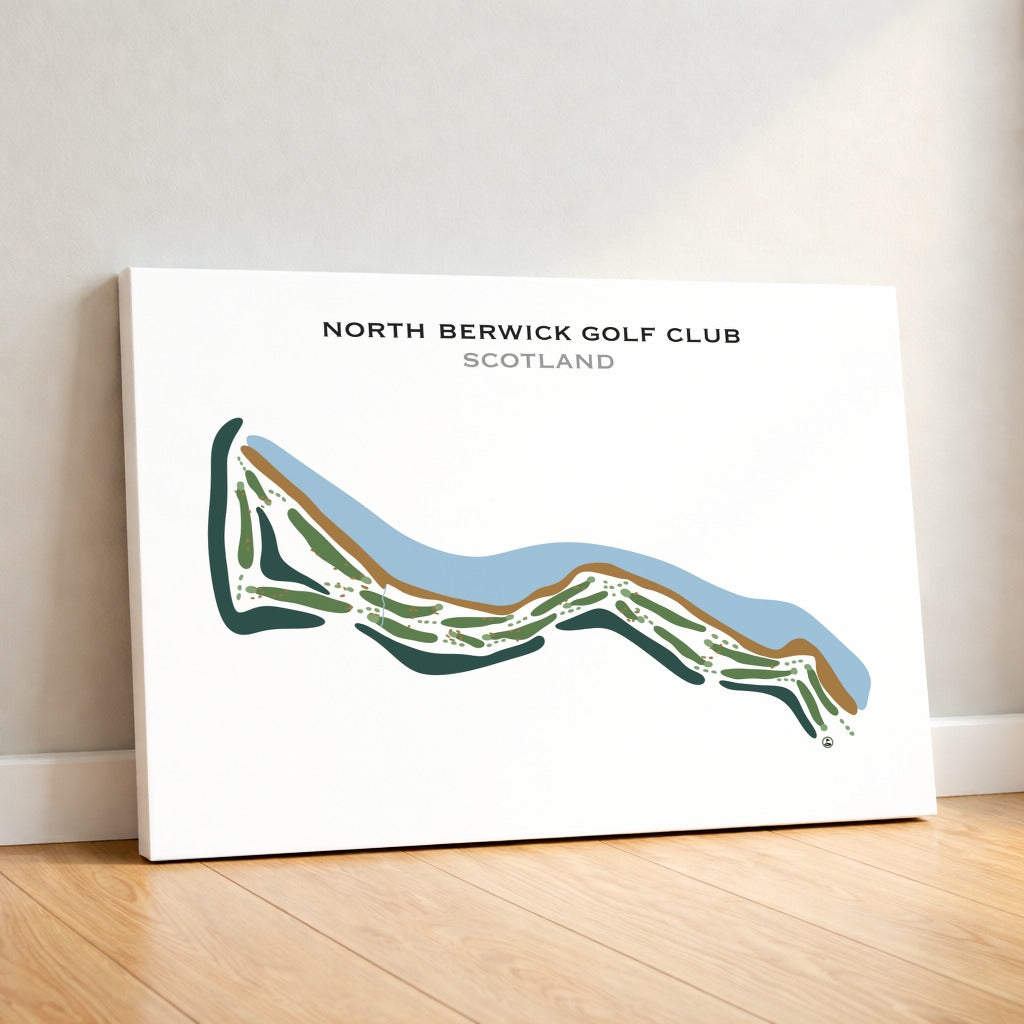 North Berwick Golf Club, Scotland - Printed Golf Courses