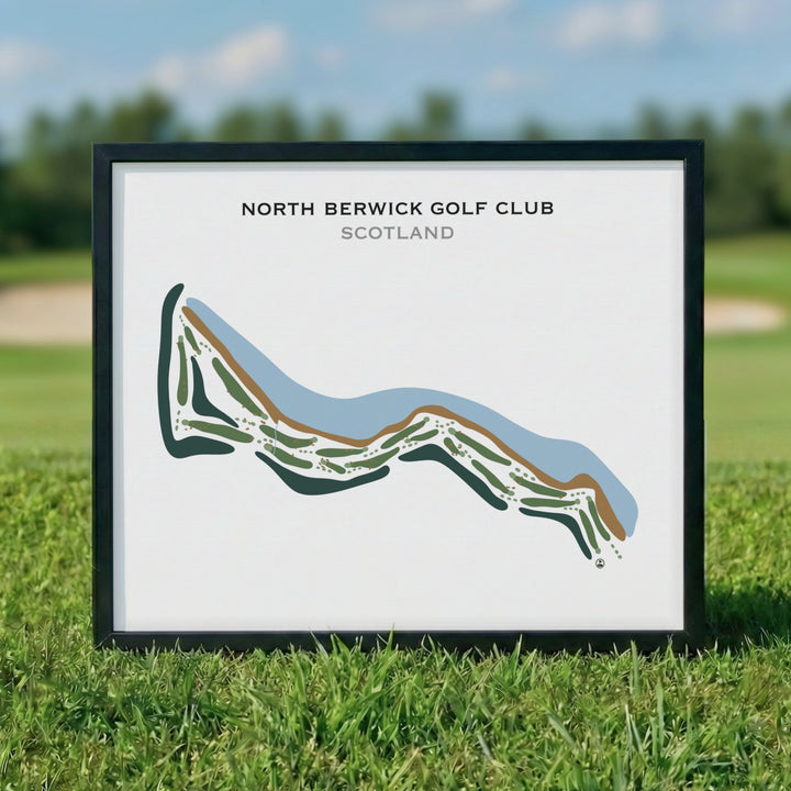 North Berwick Golf Club, Scotland - Printed Golf Courses