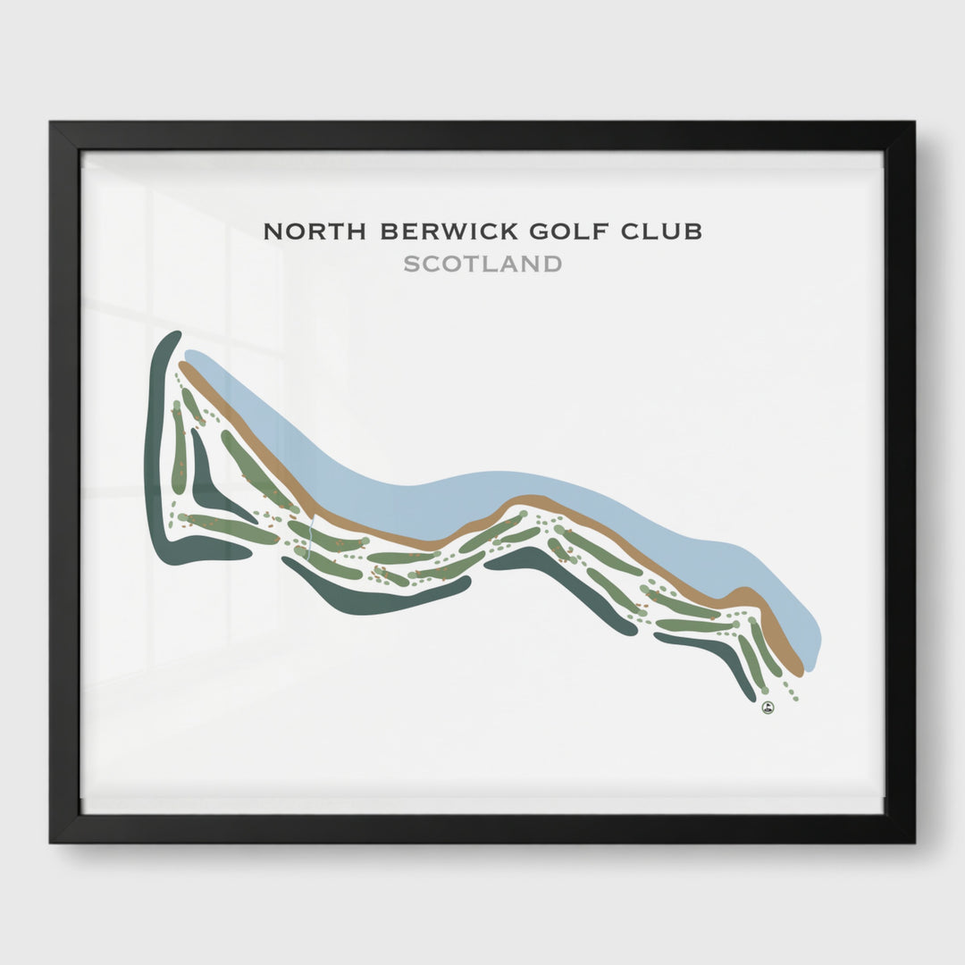 North Berwick Golf Club, Scotland - Printed Golf Courses