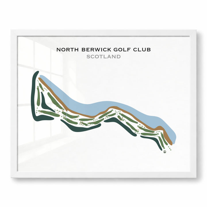 North Berwick Golf Club, Scotland - Printed Golf Courses