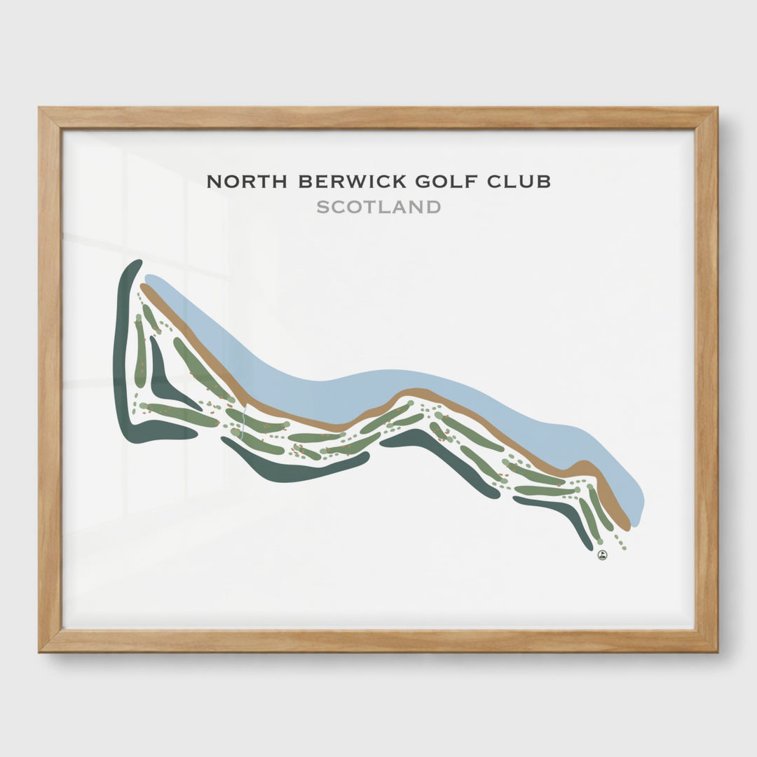 North Berwick Golf Club, Scotland - Printed Golf Courses