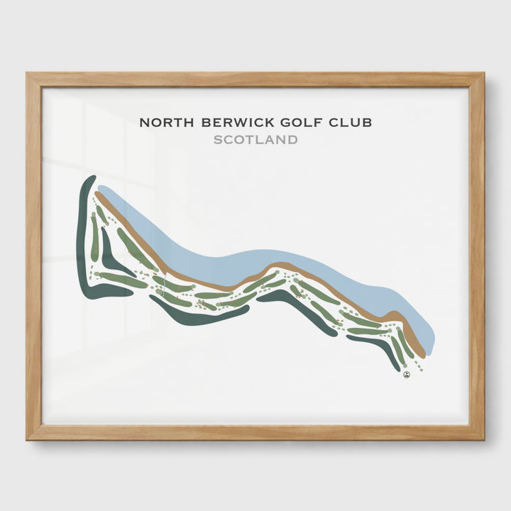 North Berwick Golf Club, Scotland - Printed Golf Courses