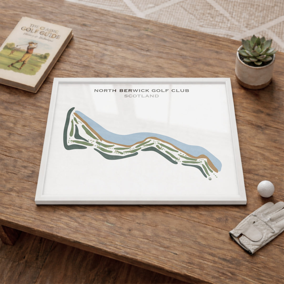 North Berwick Golf Club, Scotland - Printed Golf Courses