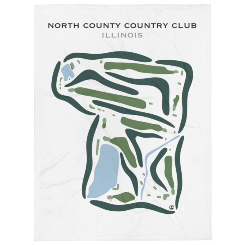 North County Country Club, Illinois - Printed Golf Courses