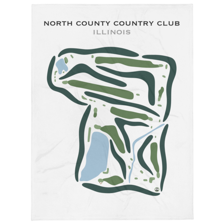 North County Country Club, Illinois - Printed Golf Courses