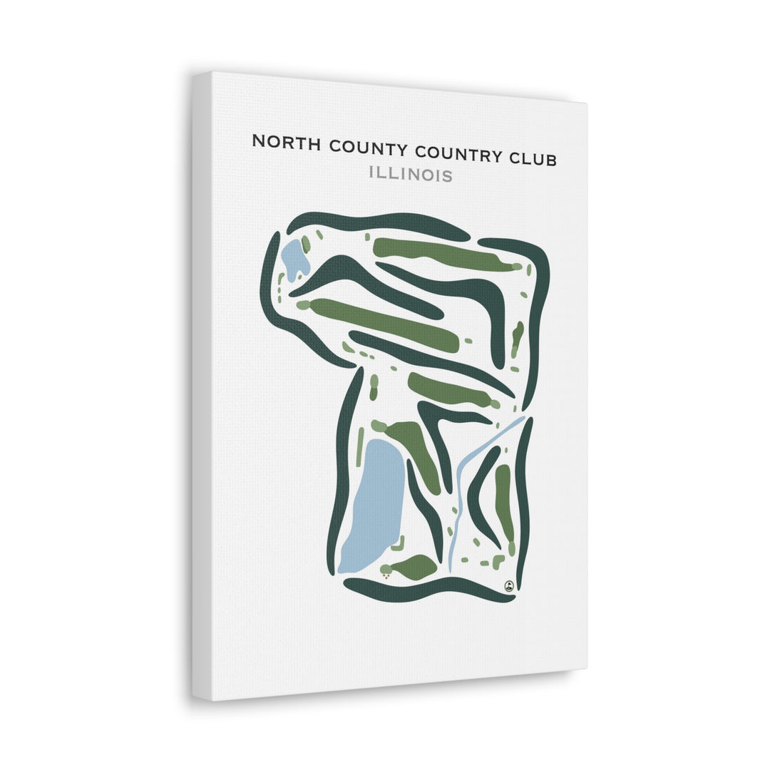 North County Country Club, Illinois - Printed Golf Courses